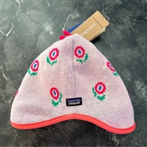 Patagonia baby girl beanie hat